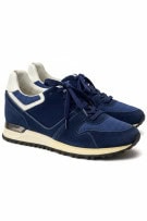 DESIGNER SNEAKERS MINIMAL NAVY UNISEX PRE OWNED EU36