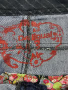 DESIGUAL Φούστα Patchwork Vintage με Λογότυπο Μπλε Γυναικεία XL