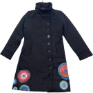 DESIGUAL CAPPOTTO GRAPHIC NERO DA DONNA PRE-OWNED