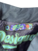 DESIGUAL CAPPOTTO VINTAGE MANDALA PRINT BLU SCURO DONNA L