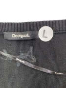 Desigual Maglia in maglia vintage con motivo artistico nera da donna L