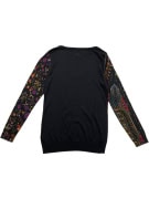 Desigual Maglia in maglia vintage con motivo artistico nera da donna L
