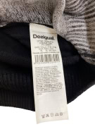 Desigual Maglia in maglia vintage con motivo artistico nera da donna L