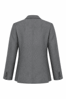 80s DESIREE BLAZER JACKET MINIMAL GREY MEN PRE OWNED S
