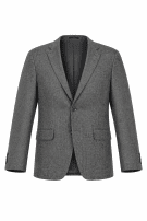 80s DESIREE BLAZER JACKET MINIMAL GREY MEN PRE OWNED S