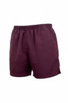 DIADORA bermuda sportivo vintage con logo ricamato bordeaux da uomo L