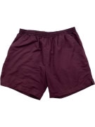 DIADORA bermuda sportivo vintage con logo ricamato bordeaux da uomo L
