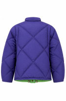 DIADORA QUILTED JACKET VINTAGE PURPLE MEN PRE OWNED