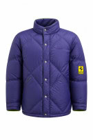 DIADORA QUILTED JACKET VINTAGE PURPLE MEN PRE OWNED