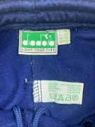 Diadora Pantaloni sportivi Trackpants VINTAGE Logo Tape Blu Unisex UK 32