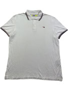 DIADORA Polo T-Shirt Bianco Logo UNISEX XL