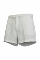 DIADORA SHORTS 90s EMBROIDERED LOGO WHITE UNISEX M