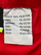 DIADORA Pantaloncini sportivi con logo rossi da uomo S