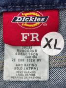 DICKIES CARPENTER PANTS WORKWEAR WASHED BLUE MENS PRE OWNED XL