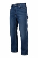 DICKIES CARPENTER PANTS WORKWEAR WASHED BLUE MENS PRE OWNED XL