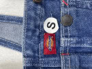 DICKIES DUNGAREES WORKWEAR BLU DONNA PRE OWNED S