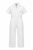 DICKIES JUMPSUIT MINIMAL WHITE WOMEN PRE OWNED M