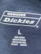 DICKIES GRAPHIC TEE MINIMAL NAVY UOMO PRE OWNED L
