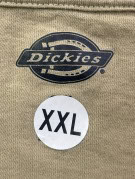 DICKIES GRAPHIC TEE MINIMAL OLIVE MEN PRE OWNED XXL