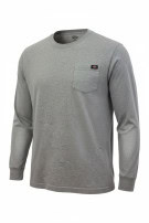 DICKIES LONG SLEEVE T SHIRT MINIMAL GREY MEN PRE OWNED XL