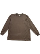 DICKIES MAGLIA A MANICHE LUNGHE CON TASCA MARRONE UNISEX 2XL