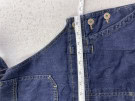 DICKIES SALOPETTE DENIM WORKWEAR BLU DONNA PRE OWNED L