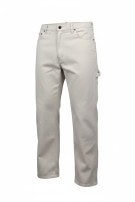DICKIES PANTALONI CARPENTER WORKWEAR OFF WHITE UOMO PRE OWNED XL