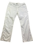 DICKIES PANTALONI CARPENTER WORKWEAR BIANCO SPORCO UOMO PRE OWNED XL