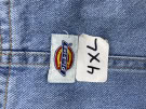 DICKIES DUNGAREES DENIM WORKWEAR BLUE UNISEX PRE OWNED 4XL