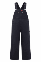 DICKIES DUNGAREES PANTS WORKWEAR BLACK MEN PRE OWNED XL