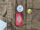 DICKIES OVERALLS WORKWEAR BROWN UNISEX PRE OWNED XXL