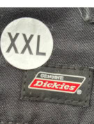 DICKIES ΠΑΝΤΕΛΟΝΙ WORKWEAR ΜΑΥΡΟ ΑΝΤΡΙΚΟ PRE OWNED XXL