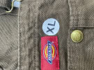 DICKIES SALOPETTE DUNGAREES WORKWEAR ΚΑΦΕ ΑΝΤΡΙΚΟ PRE OWNED XL