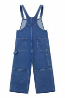 DICKIES DENIM salopeta OVERSIZED BLUE WOMEN PRE OWNED 3xl