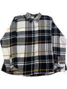 DICKIES CAMICIA FLANELLA CHECK GRIGIO UOMO PRE OWNED XL