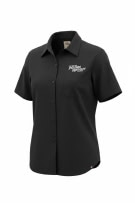 DICKIES Πουκάμισο Κοντομάνικο Figueroa Mountain Logo Μαύρο ΓΥΝΑΙΚΕΙΟ M