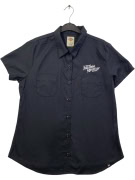 DICKIES Πουκάμισο Κοντομάνικο Figueroa Mountain Logo Μαύρο ΓΥΝΑΙΚΕΙΟ M