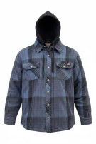 DICKIES ΠΟΥΚΑΜΙΣΟ ΜΕ ΚΟΥΚΟΥΛΑ PLAID ΜΠΛΕ ΑΝΤΡΙΚΟ PRE OWNED