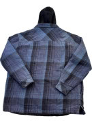 DICKIES ΠΟΥΚΑΜΙΣΟ ΜΕ ΚΟΥΚΟΥΛΑ PLAID ΜΠΛΕ ΑΝΤΡΙΚΟ PRE OWNED