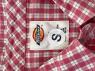 DICKIES SHIRT CHECKED PINK WOMEN PRE OWNED S