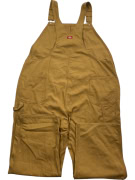 DICKIES Salopette Workwear VINTAGE con logo Marrone/Senape Unisex 6XL