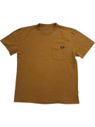 DICKIES T-shirt με Τσέπη Καφέ UNISEX Μέγεθος M