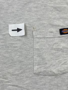 DICKIES T SHIRT MINIMAL ΓΚΡΙ ΜΕΛΑΝΖΕ ΑΝΤΡΙΚΟ PRE OWNED XL
