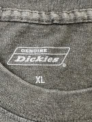 DICKIES T SHIRT WORKWEAR GRIGIO CHARCOAL UOMO PRE OWNED XL