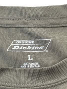 DICKIES T SHIRT WORKWEAR OLIVE ΑΝΤΡΙΚΟ PRE OWNED L