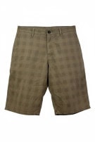 DICKIES CHINO SHORTS WORKWEAR PLAID KHAKI MENS PRE OWNED L