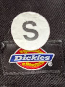 DICKIES BERMUDA WORKWEAR NERO UOMO PRE OWNED S