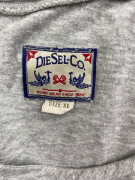 DIESEL CO. T-SHIRT VINTAGE SMALL LOGO GREY ΑΝΔΡΙΚΟ XL