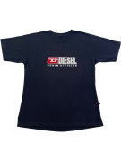 DIESEL GRAPHIC TEE MINIMAL NERO UOMO PRE OWNED