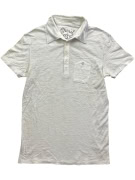 DIESEL ΜΠΛΟΥΖΑ ΠΟΛΟ VINTAGE STYLE SLUB COTTON ΛΕΥΚΟ ΑΝΔΡΙΚΟ SMALL